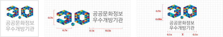 공공문화정보 개방 우수기관 인증마크