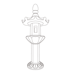 김제 금산사 석등(116561)