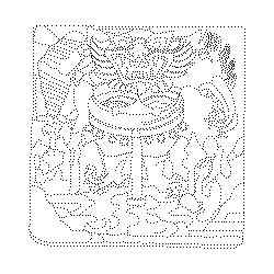 산경치도깨비무늬전돌(113907)