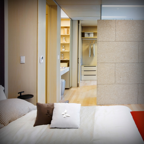 나비문 활용 쿠션