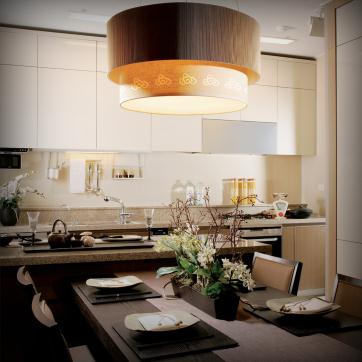 구름문 활용 주방조명