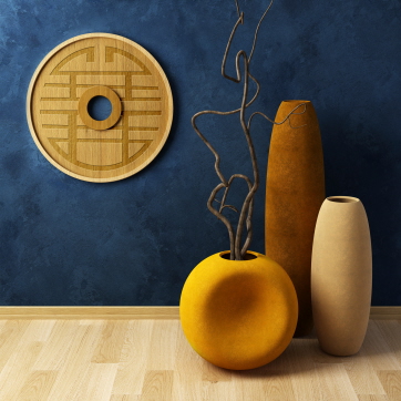 수자문 활용 벽걸이장식품