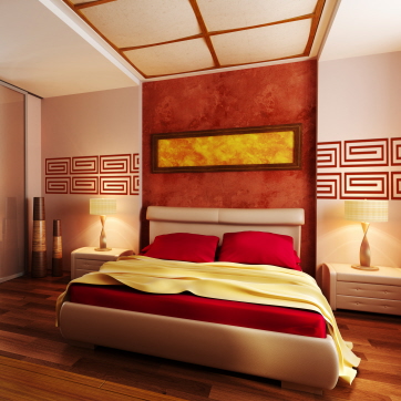 번개문 활용 벽지