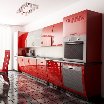 물결문 활용 오븐