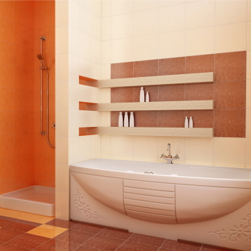 국덩굴문 활용 욕조