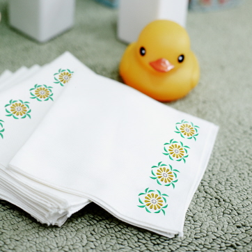 국화문 활용 손수건