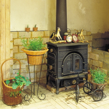 포도문 활용 난로