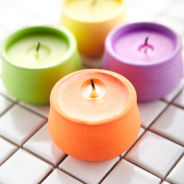 구름문 활용 양초