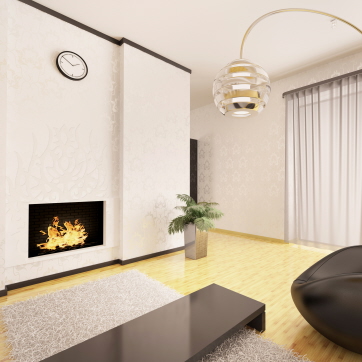 불꽃문 활용 벽