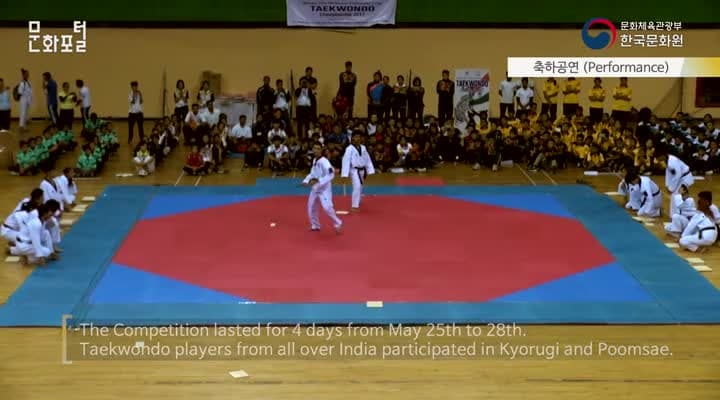 [인도/해외문화PD] 2017한국대사배 전인도 태권도 챔피언쉽