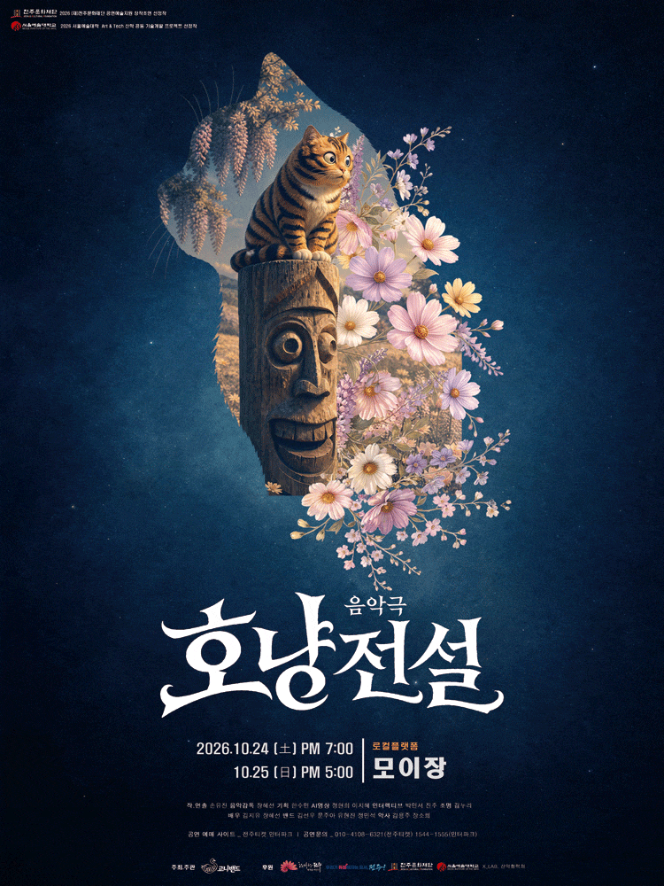 호냥전설 | 2026.10.24(토) 19:00 ~ 2026.10.25(일) 17:00 | 모이장
