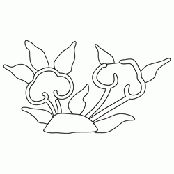 영지버섯문 - 전통문양 디자인 용도별문양-문화지식-문화포털 [문화포털 전통문양] ${EO.xtitle}