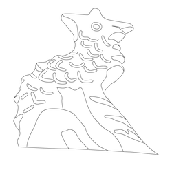 경희궁지 숭정문 잡상(62392)