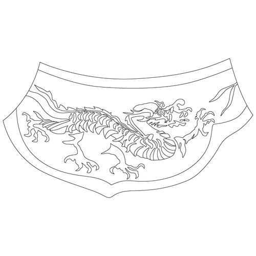 강화 고려궁지 승평문 암막새(59366)
