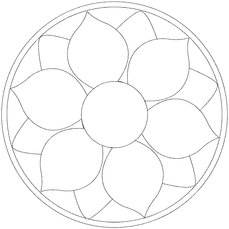 연꽃무늬전돌(102141)