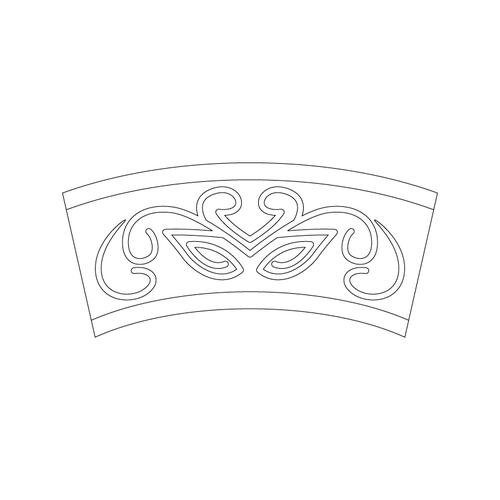 당초문암막새편(3593)