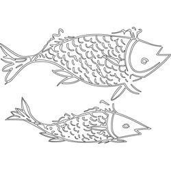물고기문(3251)