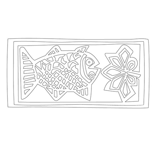연꽃문,물고기문(14668)