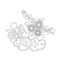 난초문,국화문,바위문(20441)