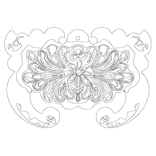 반닫이 백동장석(101431)