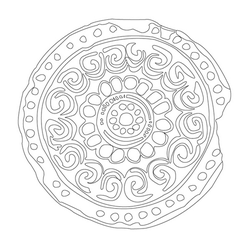 연화당초문수막새(17393)