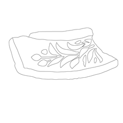 풀꽃무늬 암막새(58008)