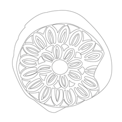 국화문수막새(23498)