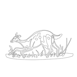 청화백자십장생타구(17991)