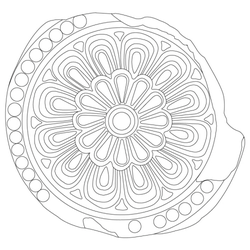 연화문수막새(22463)