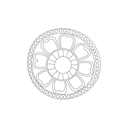 연화문수막새(53085)