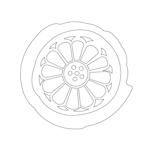 연화문수막새(51579)