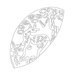 사슴문,소나무문,바위문(13701)