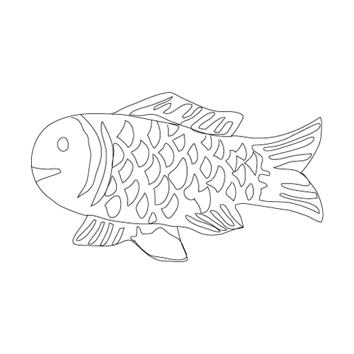 물고기문(3510)