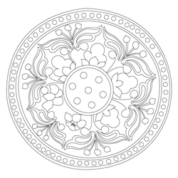 보상화문수막새(53186)