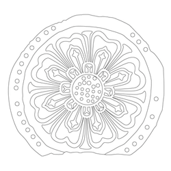 연화문수막새(24618)