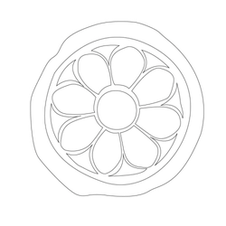 연화문수막새(22347)