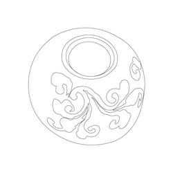 청자철화초문발(24421)
