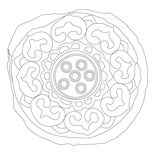 인동연화문수막새(22488)