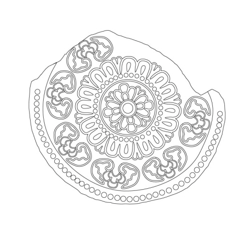 인동연화문수막새(22441)