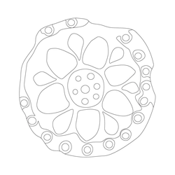 연꽃무늬 수막새(57999)