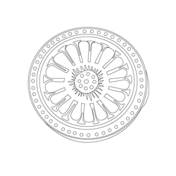 연화문수막새(51496)