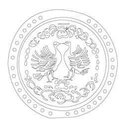봉황문수막새(51440)