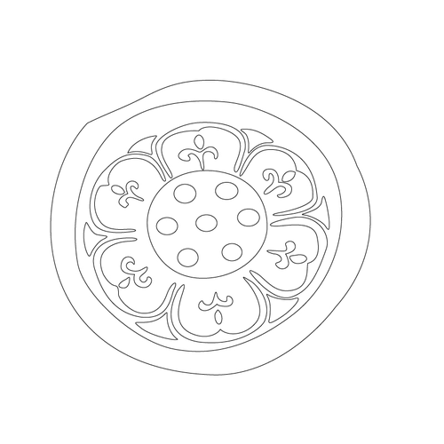 연꽃문수막새(61313)