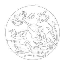 오리문,연꽃문(20461)