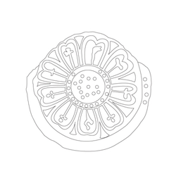 인동연화문수막새(22492)