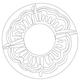 청화백자종지(16240)