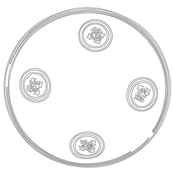 청자상감국화문소접시(17974)