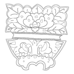 반닫이 백동장석(77988)
