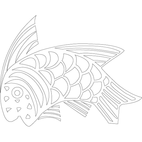 물고기문(5885)