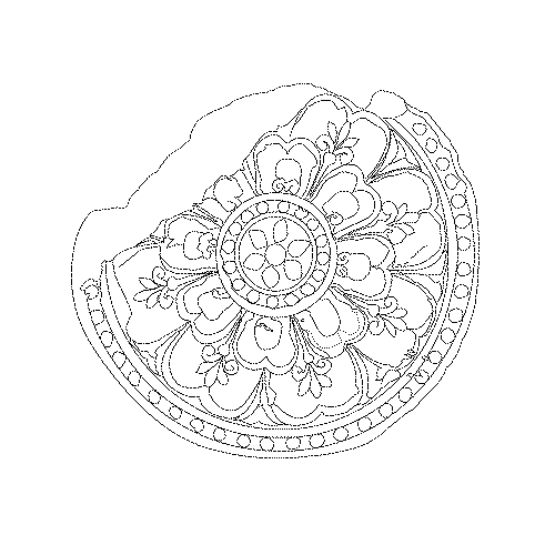 인동연화문수막새(114095)